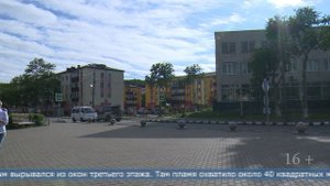 25.09.2025 В Шахтёрске тушили квартиру в расселённом доме