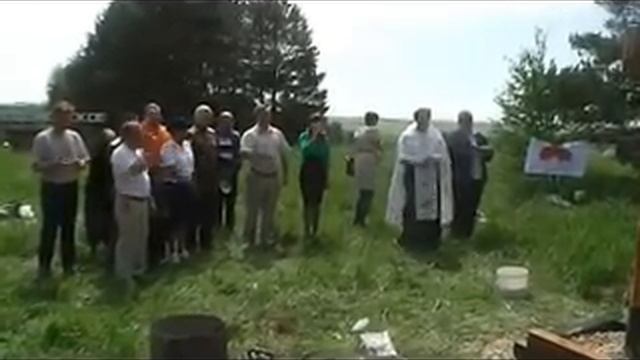 Установка поклонного креста от Фонда 30.05.2014г. смотреть онлайн