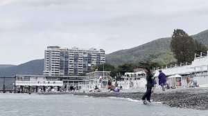 Утро 26 сентября .Шторма нет ,пасмурно и спокойно