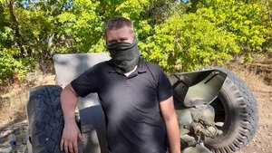 Пушкари Специального ремонтно-восстановительного отряда «Оскол» возвращают в строй очередное орудие