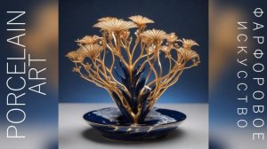 Фарфоровые цветы 🌸 Фантастический сад, созданный искусственным интеллектом