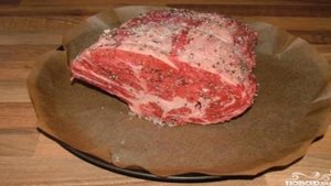 Мраморная говядина в духовке