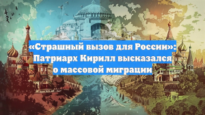 «Страшный вызов для России»: Патриарх Кирилл высказался о массовой миграции
