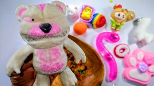 АСМР РАСПАКОВКА антистрессы и сквиши👀 приятные звуки АСМР для вашего удовольствия 🥰 Таба лапки🐾