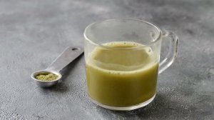 Лимонад с матча