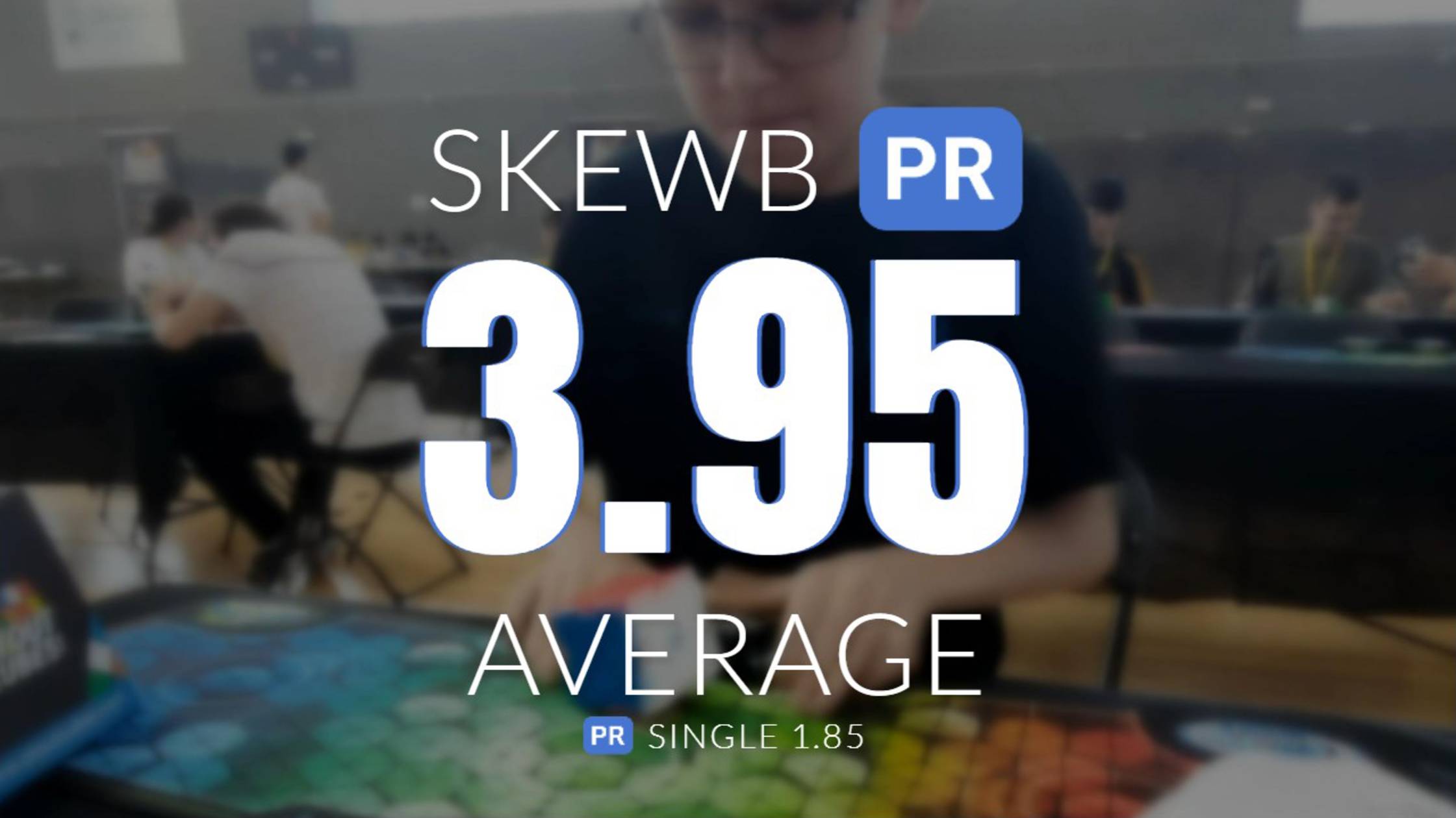PR [3.95] Skewb Average // Warm Up Portugalete 2024