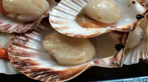 Морские гребешки с тыквой