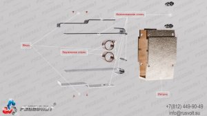 Щеткодержатель РТП 2/16x32 - чертеж 1РВ.100.104 ГЧ