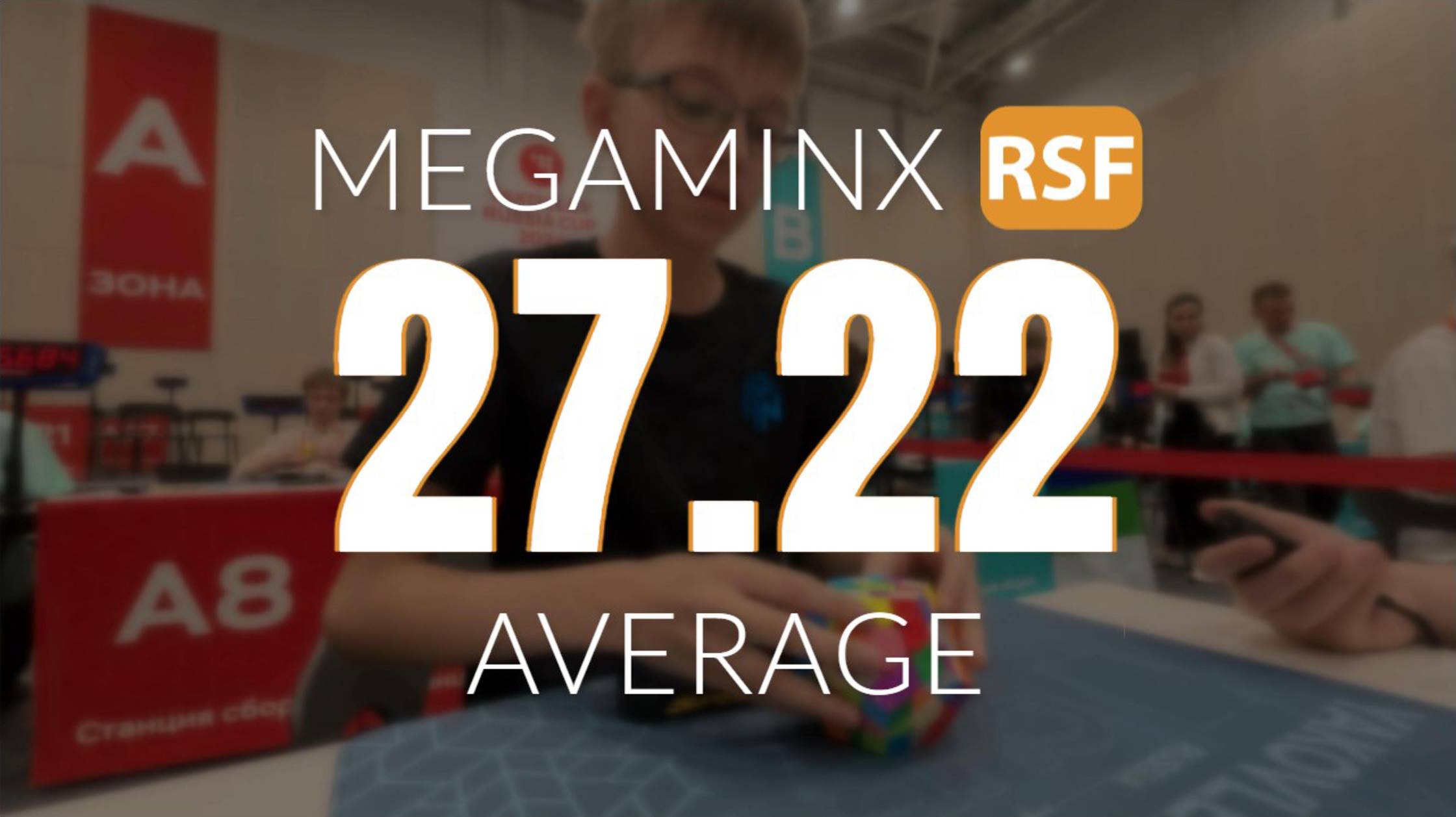 [27.22] Megaminx Average // [RSF] Yakovlev Russia Cup 2024