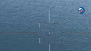 Минобороны России опубликовало кадры уничтожения морских дронов ВСУ в Черном море