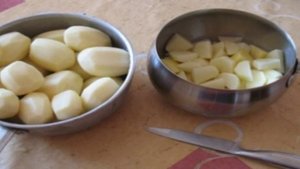 Кабачки, тушеные с грибами