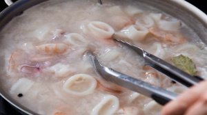 Морской салат с креветками