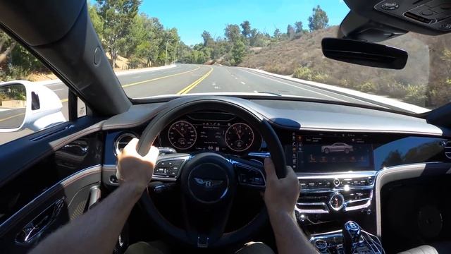 Bentley Flying Spur W12 POV Test Drive