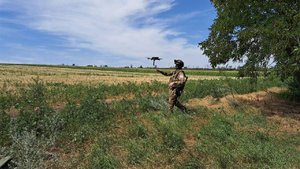 Операторы БПЛА уничтожили гаубицу M777 ВСУ в Херсонской области