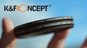 K&F CONCEPT Nano-Xcel Series 1/4 $ Shimmer Diffusion Встроенная ретушь без обработки!