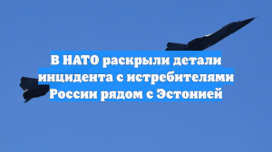 В НАТО раскрыли детали инцидента с истребителями России рядом с Эстонией