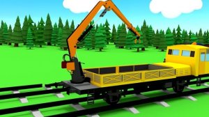 Для малышей - Учим Цвета и Цифры с паровозиком Тино