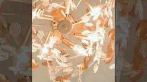 люстра Odeon Light Classic Coins