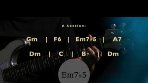 Haunting Blues Guitar Backing Track in Dm