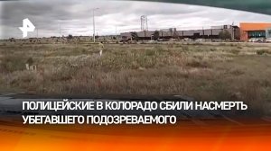 Смертельная погоня в США: полицейские сбили подозреваемого