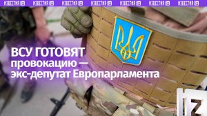 О готовящейся провокации со стороны Киева рассказал экс-депутат Европарламента