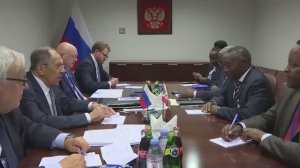 С.Лавров и Э.Бизимана, Нью-Йорк, 26 сентября 2025 года