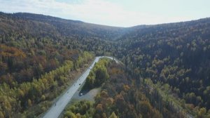Золотая осень в горах Южного Урала. Башкортостан . Южный Урал.