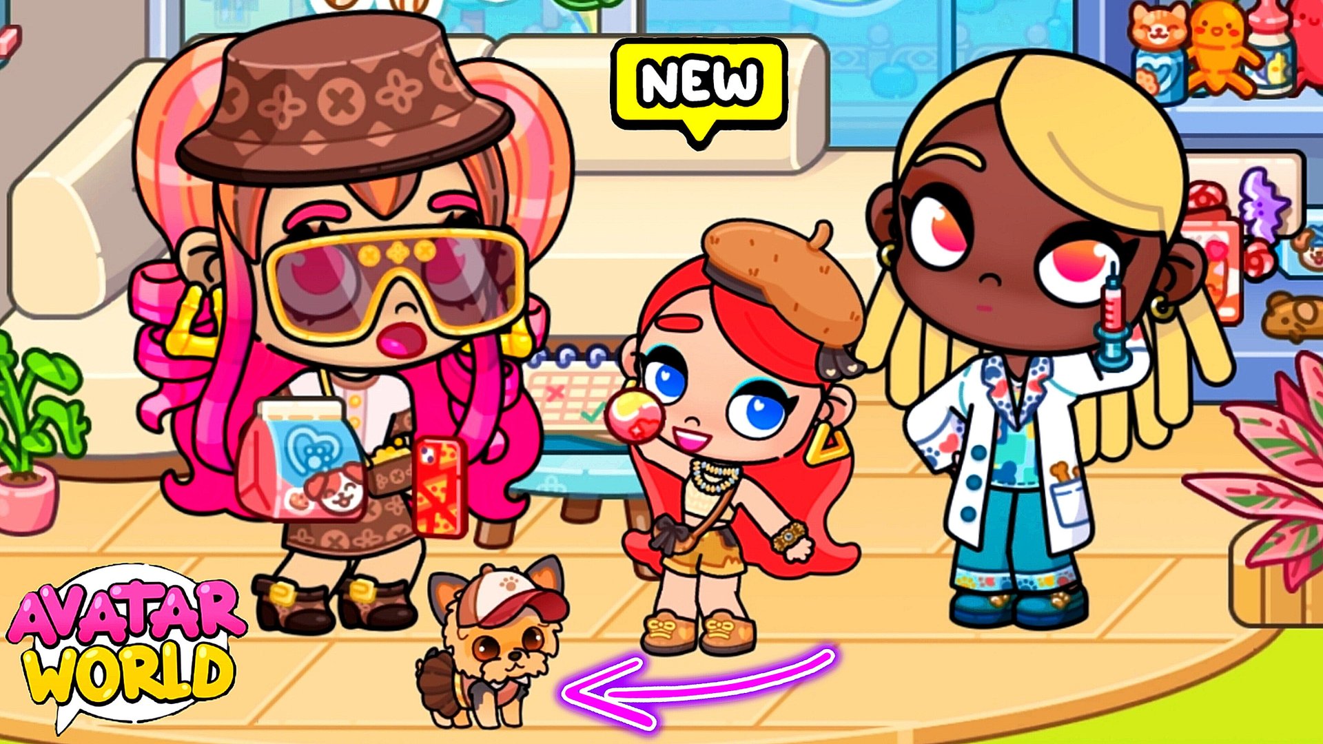 Большой УКОЛ 💉 для собачки Ани 😱 Как мы спасали пёсика 💕Аватар Ворлд💕 смотреть онлайн