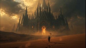 Cathedral of Glass & Shadow 🏜️ 2-Hour Mystical Ambience ｜ Glowing Dunes ｜ Crystal Bells