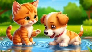 Песенка для Котёнок и щенок 1 часть