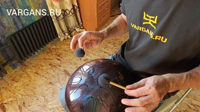 Аккордовый глюкофон 1120 - Ля-мажор пентатоника, 432 Гц, 30 см - VARGANS