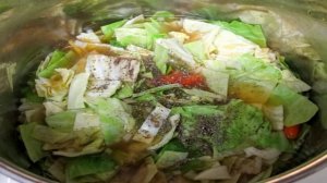 Куриный суп с капустой