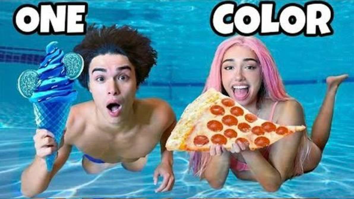 Есть продукты только ОДНОГО ЦВЕТА 24 часа! смотреть онлайн