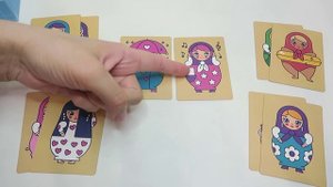 Настольная игра "Веселые матрешки", бренд Bondibon