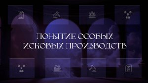 Понятие особенных исковых производств