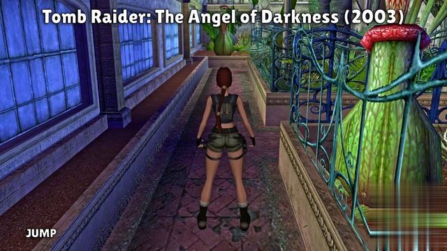Tomb Raider Lara Croft - Model and Movement Evolution (1996-2018)