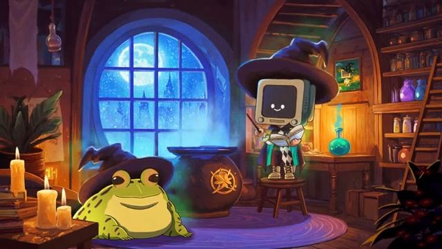 Relaxing Halloween Ambience Haunted Autumn House Halloween Lofi Aesthetic Lofi смотреть онлайн