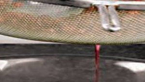 Мусс клюквенный из манной крупы