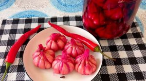Маринованный ЧЕСНОК // ЧЕСНОК с остринкой по Нашему.