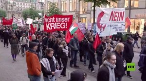 ألمانيا.. مسيرة في هامبورغ احتجاجا على تدريبات حلف الناتو على سيناريو نشوب صراع مع روسيا