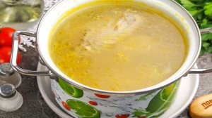 Куриный суп с шампиньонами