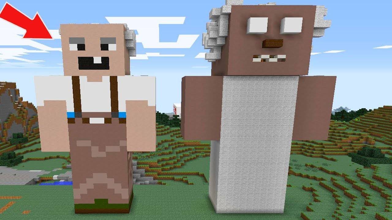 ГРЕННИ 3 ПОСТРОИЛА ДОМ GRANDPA В СТАТУЕ В МАЙНКРАФТ ТРОЛЛИНГ ЛОВУШКА МОНСТРА смотреть онлайн