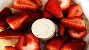Клубничное печенье