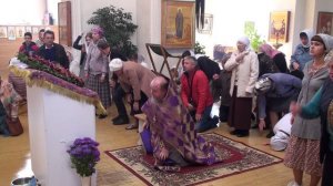 27 сентября в Свято-Митрофановском храме торжественно встретили праздник Воздвижения Честного и Живо