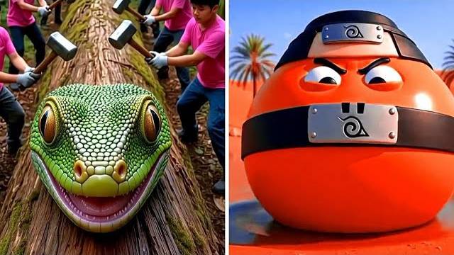 Спасение Красной змеи из гигантского бревна! СИГМА БОЙ БРЕЙНРОТ ВЗРЫВЫ (ХЗ ЧТО ТО ТАКОЕ) смотреть онлайн