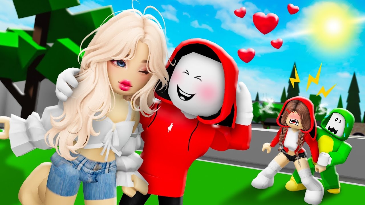 У Джей Джея появилась ДЕВУШКА!  История любви ROBLOX Брукхейвен 🏡RP | Анимация Роблокс