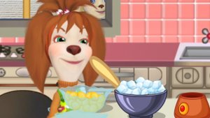Барбоскины. Мультфильм игра. Готовим еду с Лизой.