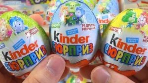 Распаковка киндера сюрприз Фиксики