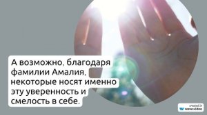 Фамилия Амалия: всё, что нужно знать о происхождении, значении и склонении этой фамилии