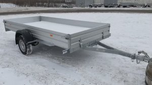 Прицеп для снегохода с алюминиевыми бортами МЗСА 817717.032